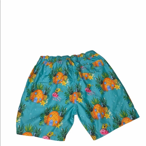 Men’s Spongebob Squarepants Swim Trunk - Picture 2 of 4